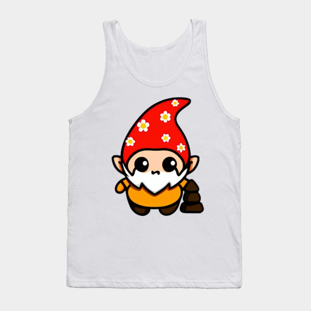 Cute Daisy Gnome Kawaii Tank Top by Shadowbyte91